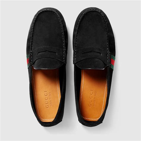 gucci suede drivers|gucci drivers for men.